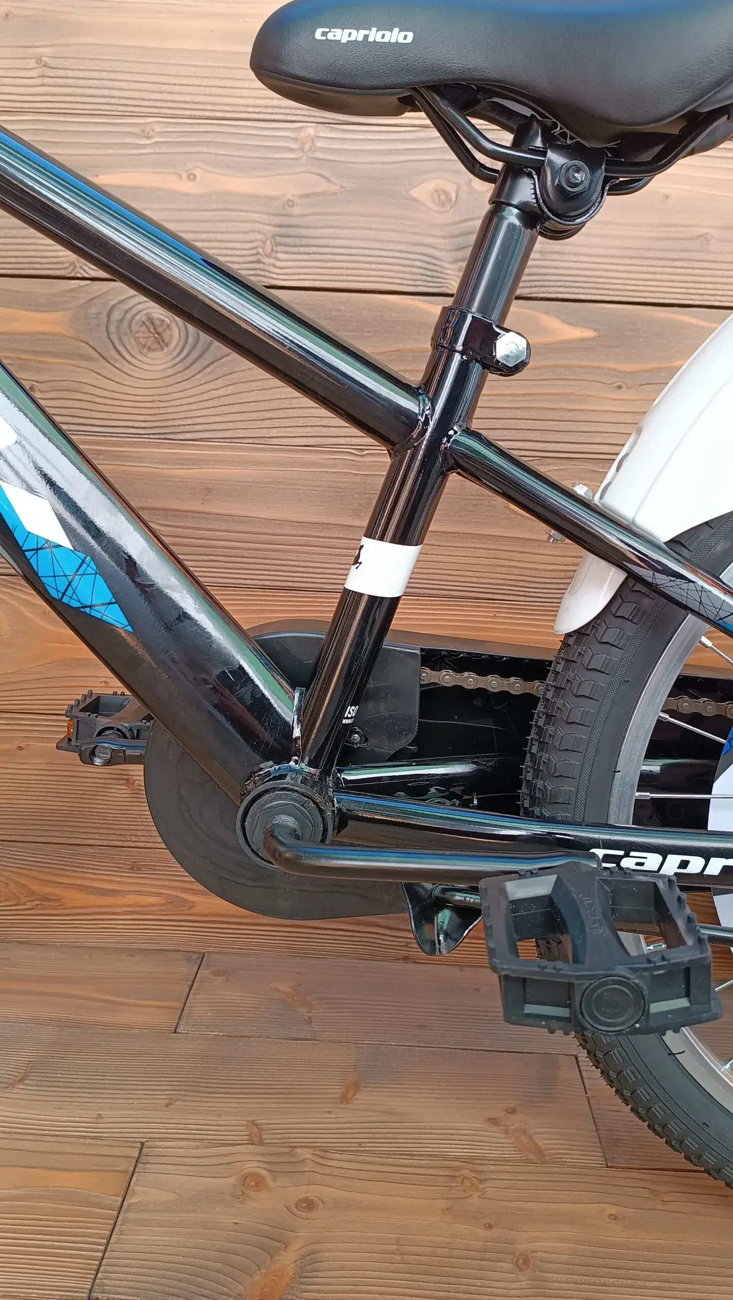 Bicicleta 20 inch baieti Capriolo Mustang black blue