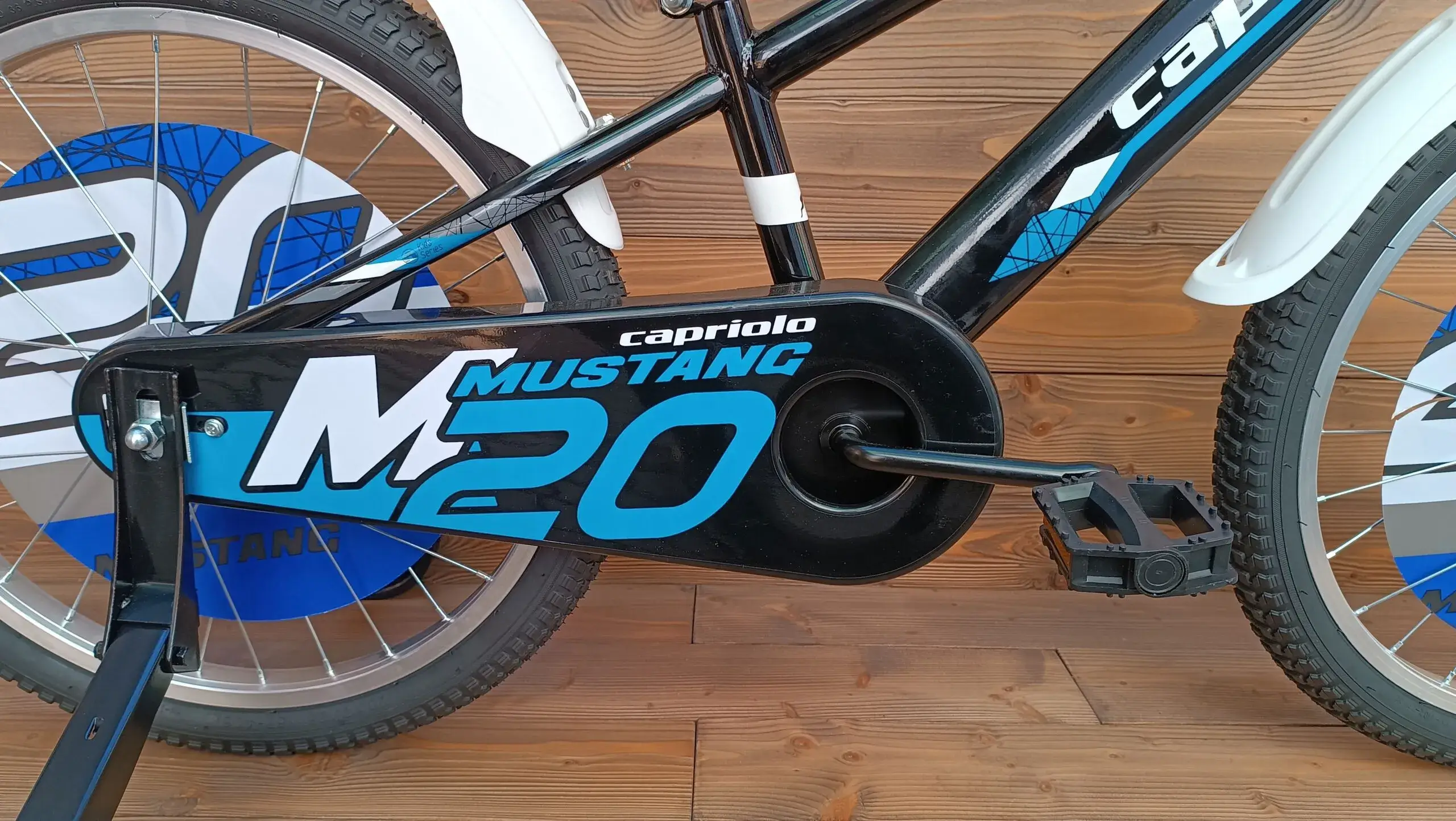 Bicicleta 20 inch baieti Capriolo Mustang black blue