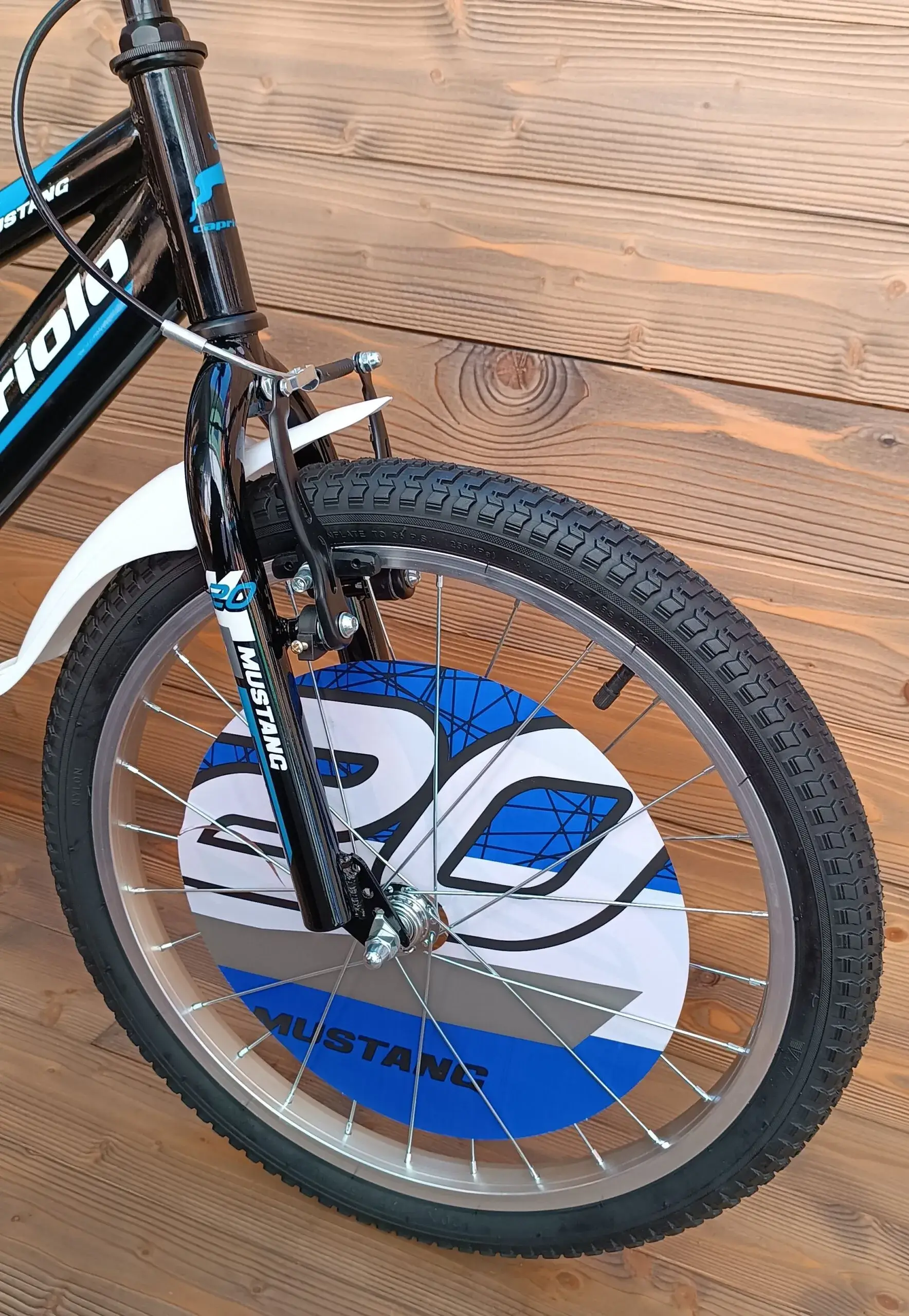 Bicicleta 20 inch baieti Capriolo Mustang black blue