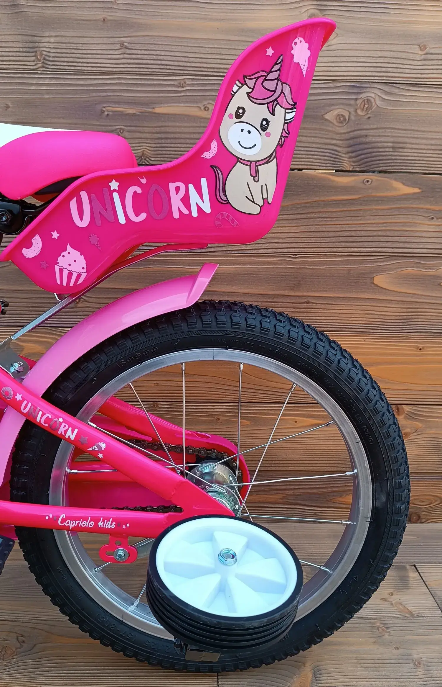 Bicicleta copii 3-5 ani Capriolo Viola pink white