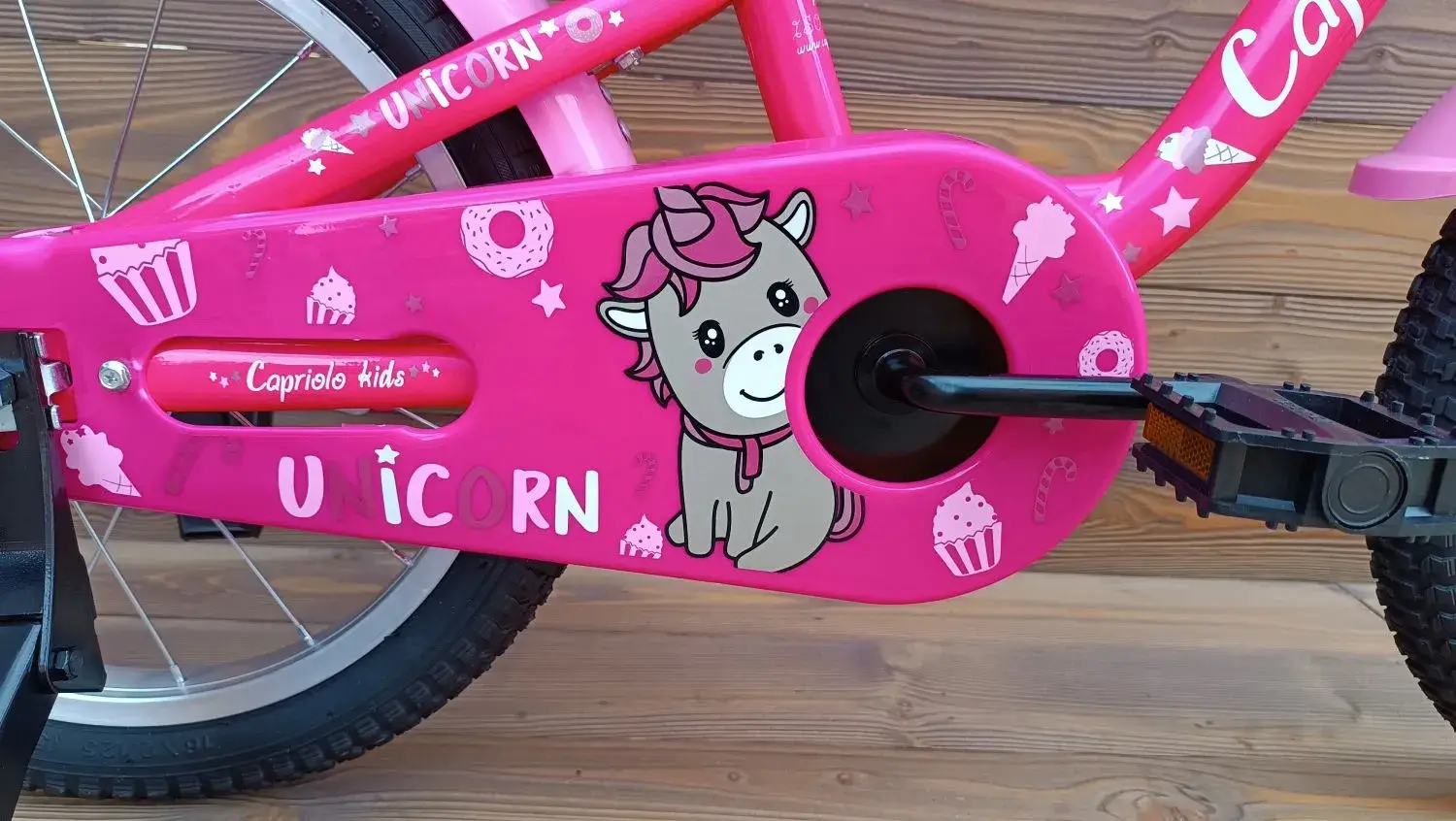 Bicicleta copii 3-5 ani Capriolo Viola pink white