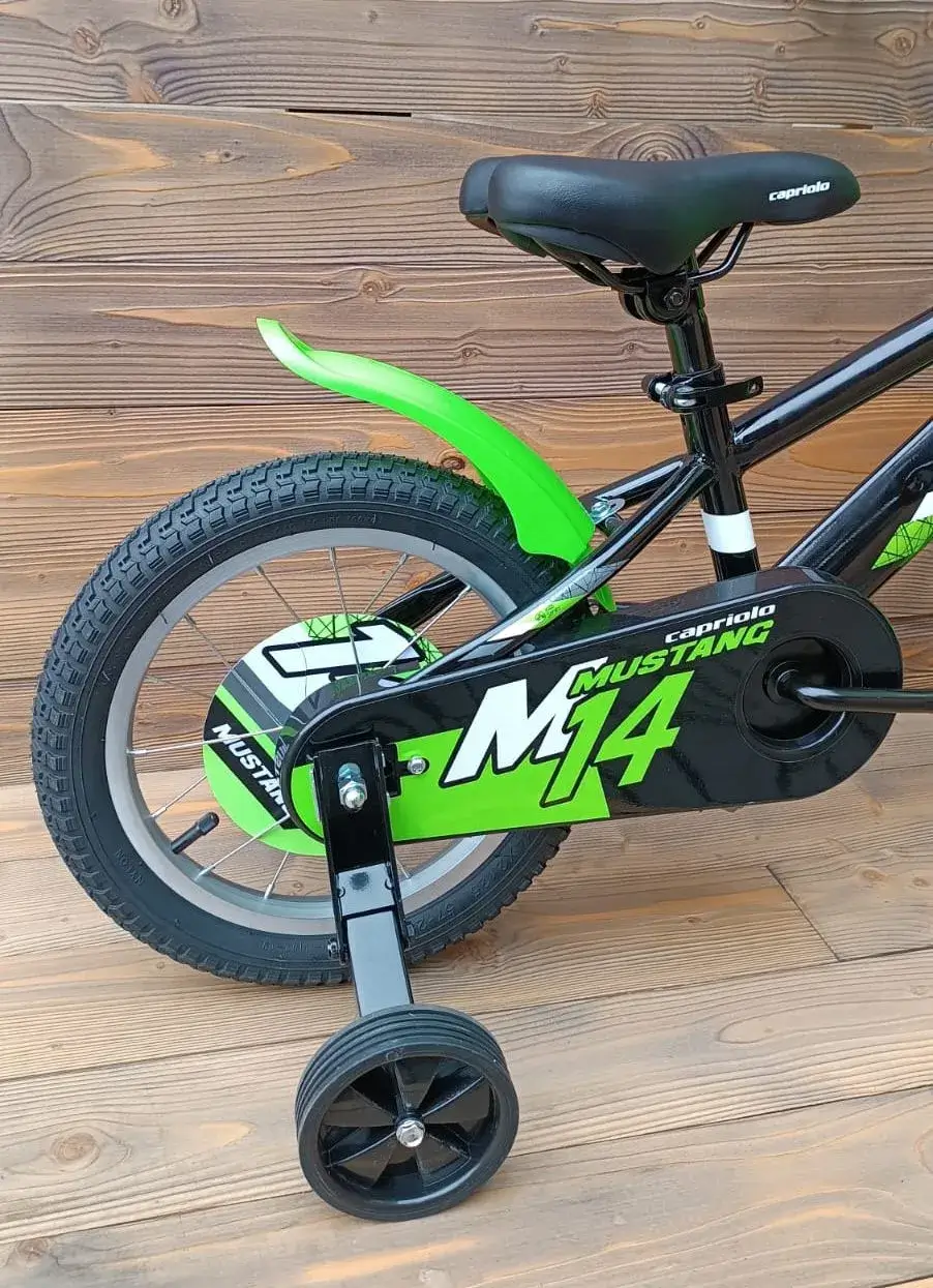 Bicicleta copii 3 ani Capriolo Mustang green