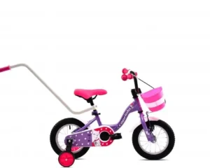 Bicicleta cu roti ajutatoare Capriolo Viola violet pink