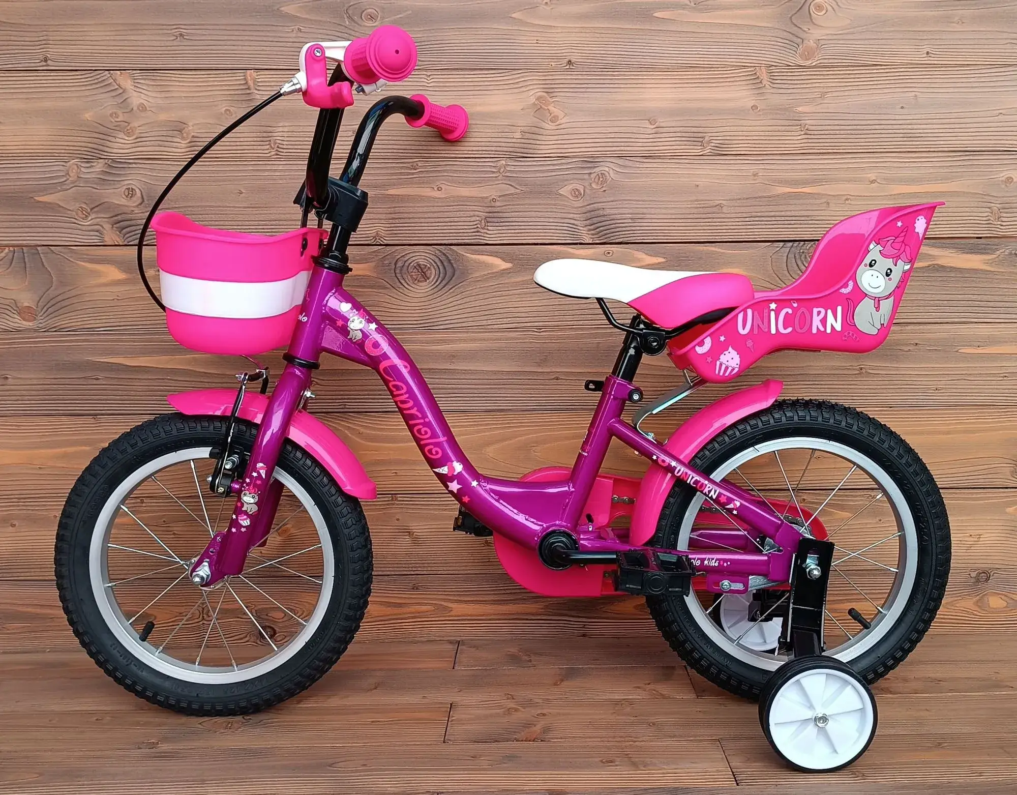 Bicicleta fetite 14 inch capriolo Viola violet pink
