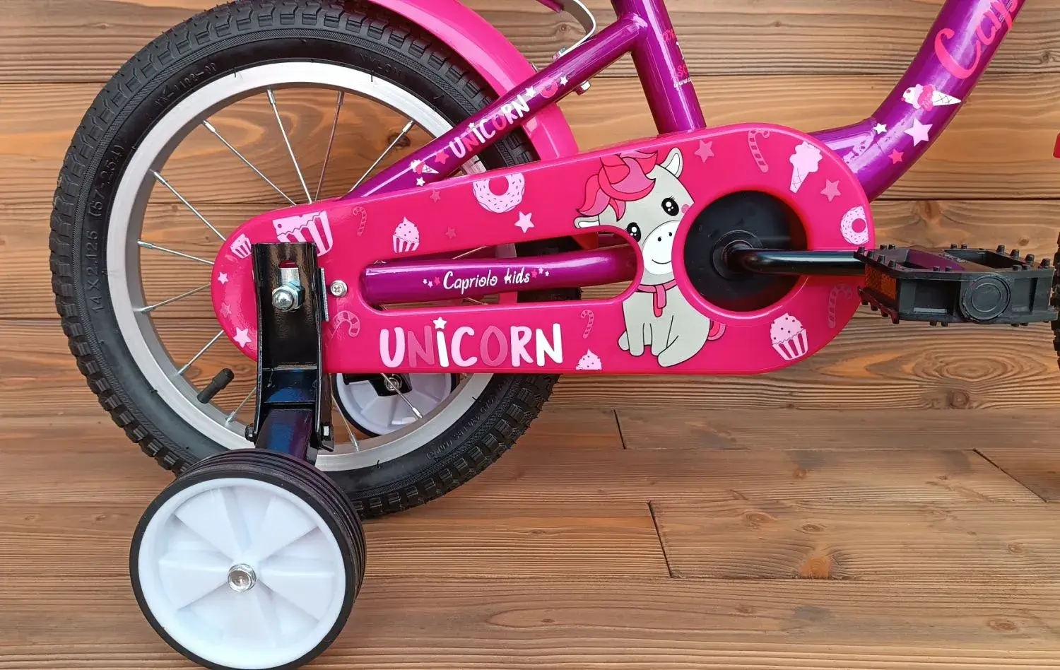 Bicicleta fetite 14 inch capriolo Viola violet pink