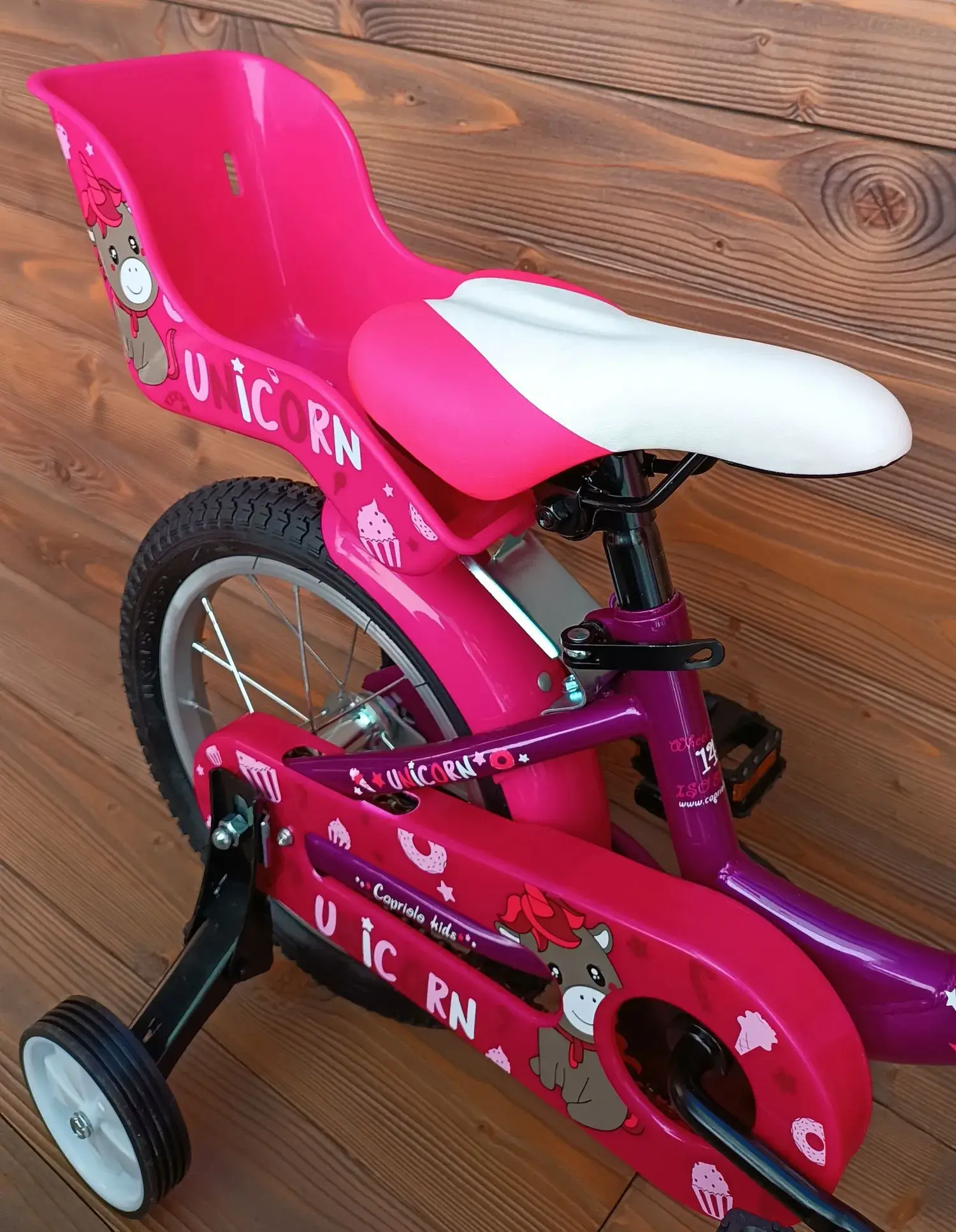Bicicleta fetite 14 inch capriolo Viola violet pink