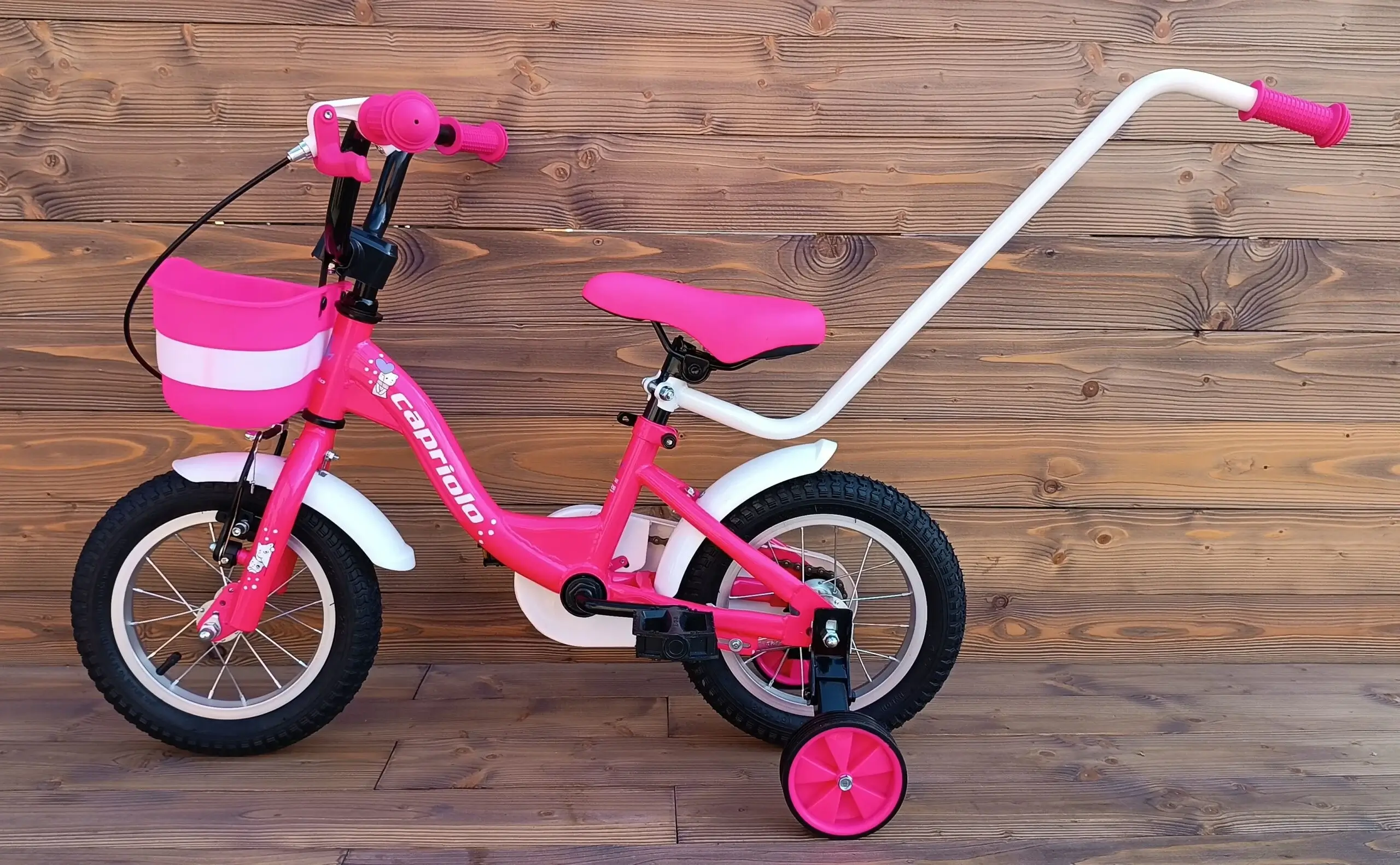 Bicicleta-fetite-3-ani-Capriolo-Viola-pink-white-3