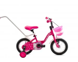 Bicicleta fetite 3 ani Capriolo Viola pink white