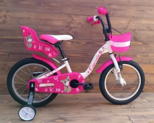 Bicicleta fetite 4 ani Capriolo Viola white pink