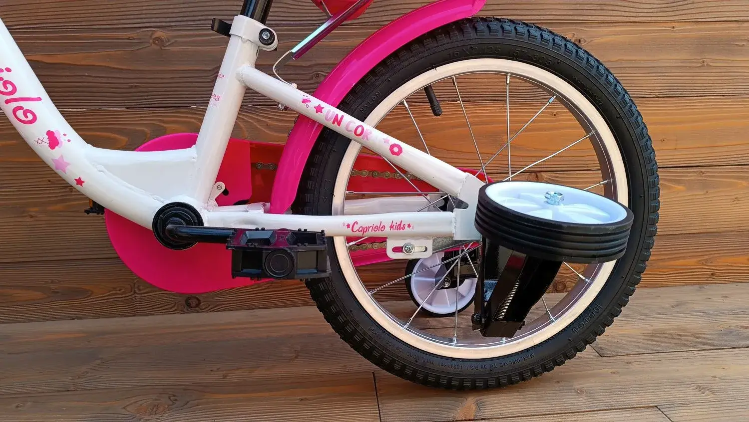 Bicicleta fetite 4 ani Capriolo Viola white pink