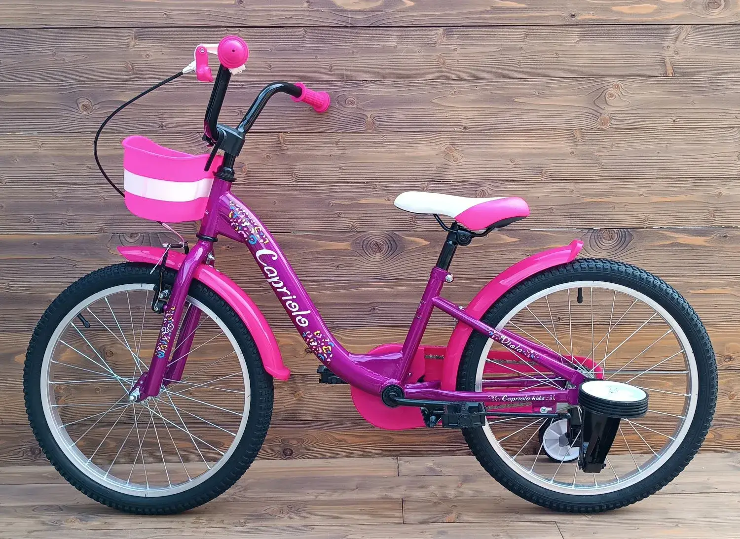 Bicicleta fetite 6 ani Capriolo Viola violet pink
