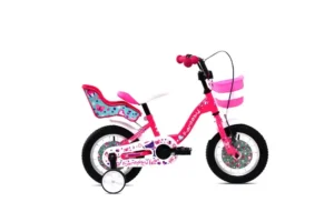 Bicicleta copii Adria Fantasy roz turcoaz