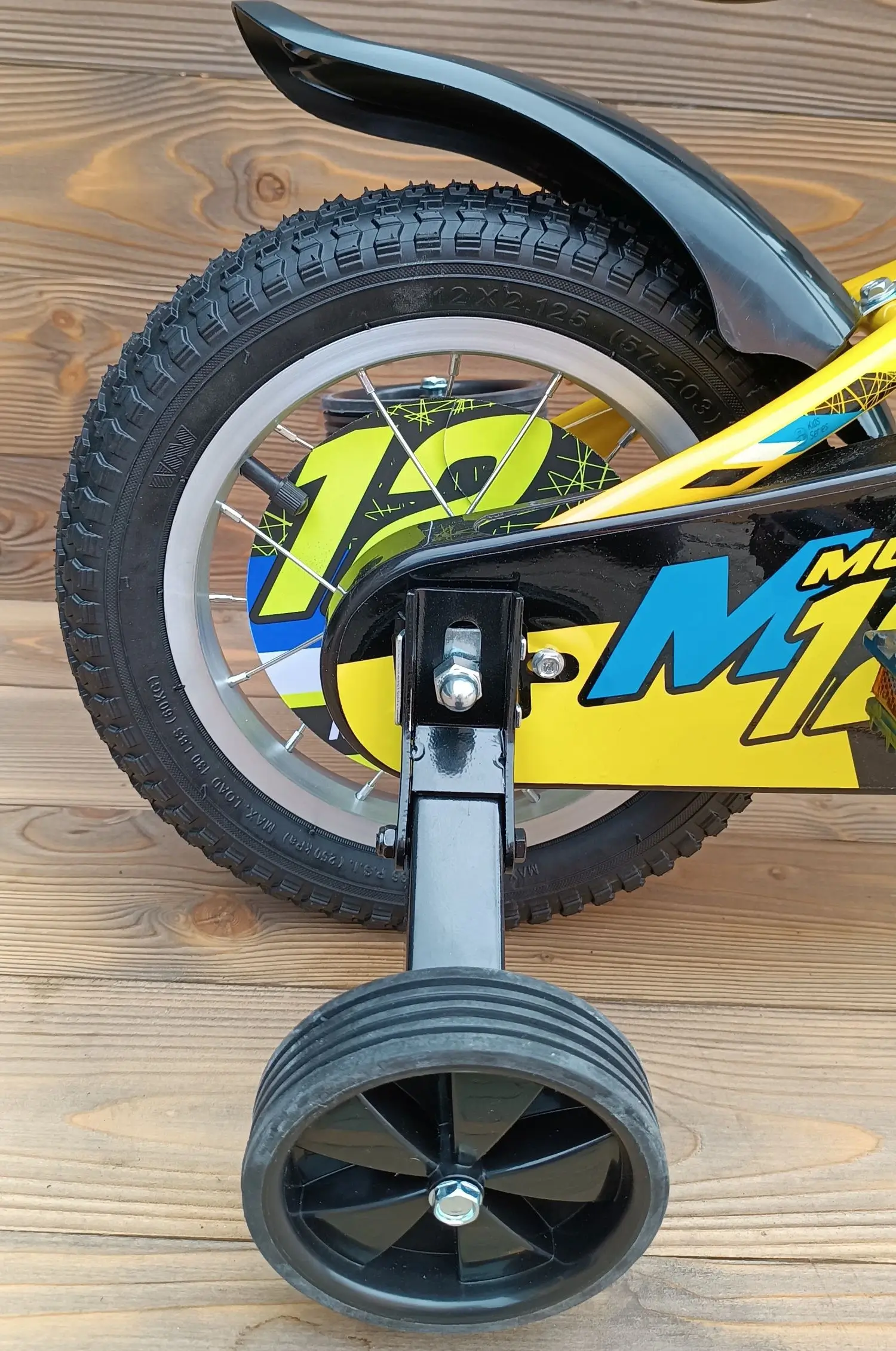 Bicicleta copii 3-5 ani Capriolo Mustang Yellow Black