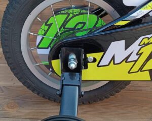 Bicicleta copii cu roti de 12 inch Capriolo Mustang Black Lime