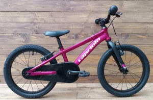 Bicicleta copii mov de aluminiu Capriolo LC 18 butuci pe rulmenti