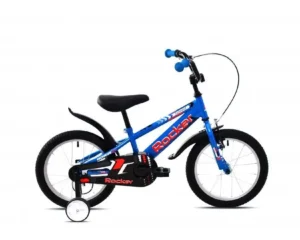 Bicicleta cu roti ajutatoare albastra Capriolo Rocker
