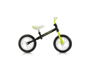 Bicicleta fara pedale black green Alpina Tornado cu roti de 12 inch