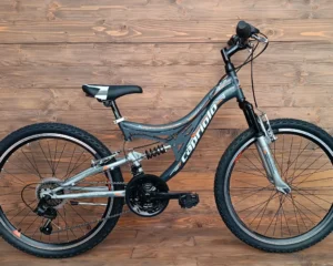 Bicicleta full suspension copii gri Capriolo CTX240
