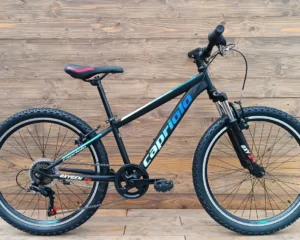 Bicicleta mtb copii black blue Capriolo Oxygen 24 V