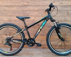 Bicicleta mtb copii black green Capriolo Oxygen 24 V