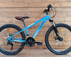 Bicicleta mtb copii cu frane pe disc albastru Capriolo Oxygen 24