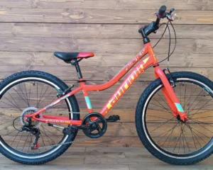 Bicicleta copii 24 inch portocaliu galben Capriolo Diavolo cadru otel