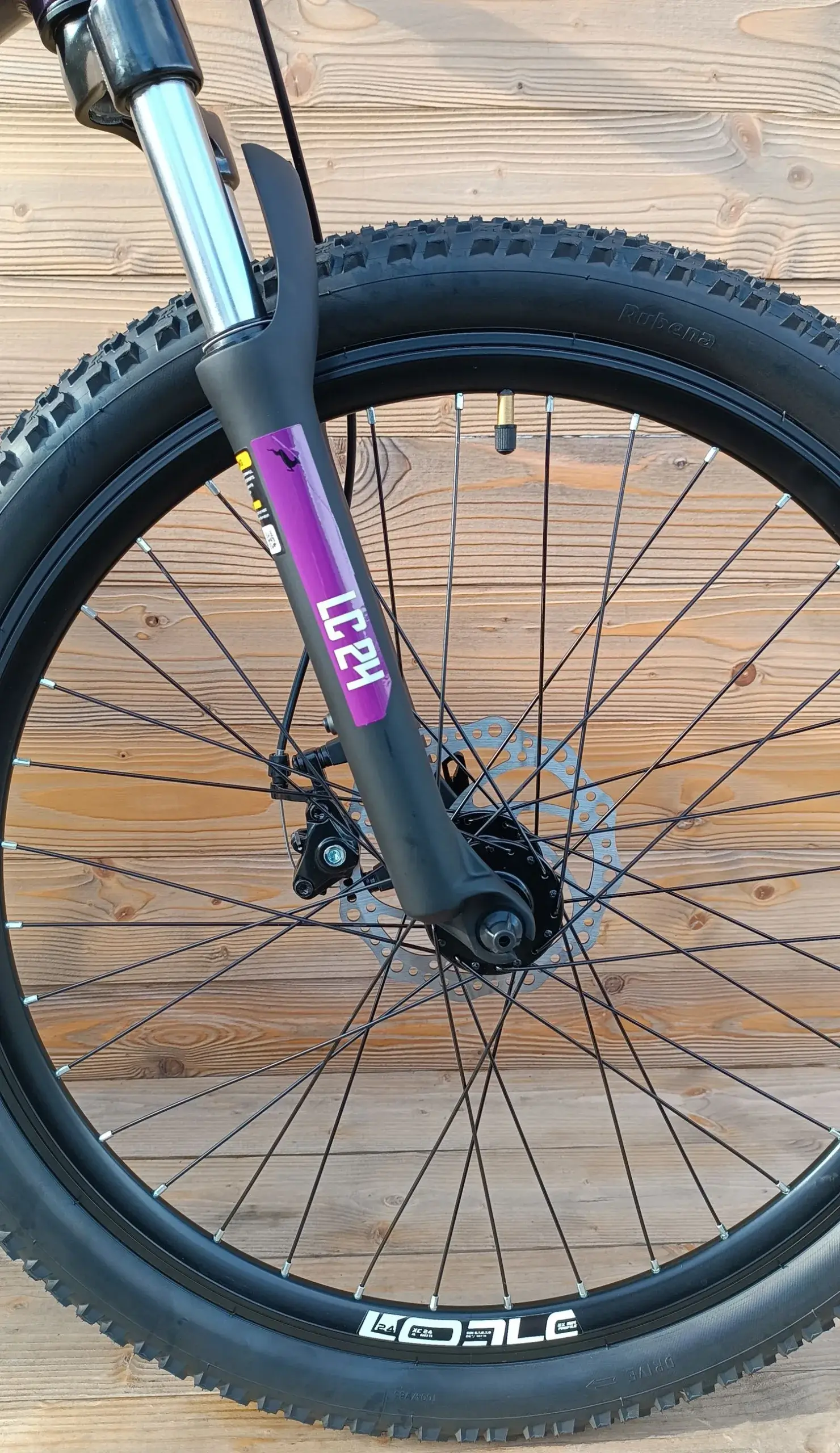 Bicicleta copii 24 inch violet albastru Capriolo LC cadru aluminiu