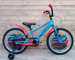 Bicicleta copii 20 inch albastru rosu Capriolo Mustang greutate 11,2kg