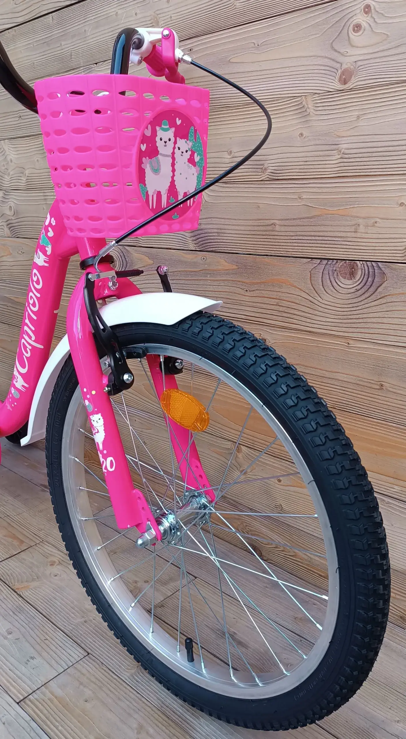 Bicicleta fete roz alb Capriolo Viola Greutate 11.1 kg