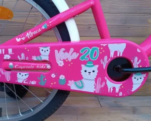 Bicicleta fete roz alb Capriolo Viola Greutate 11.1 kg
