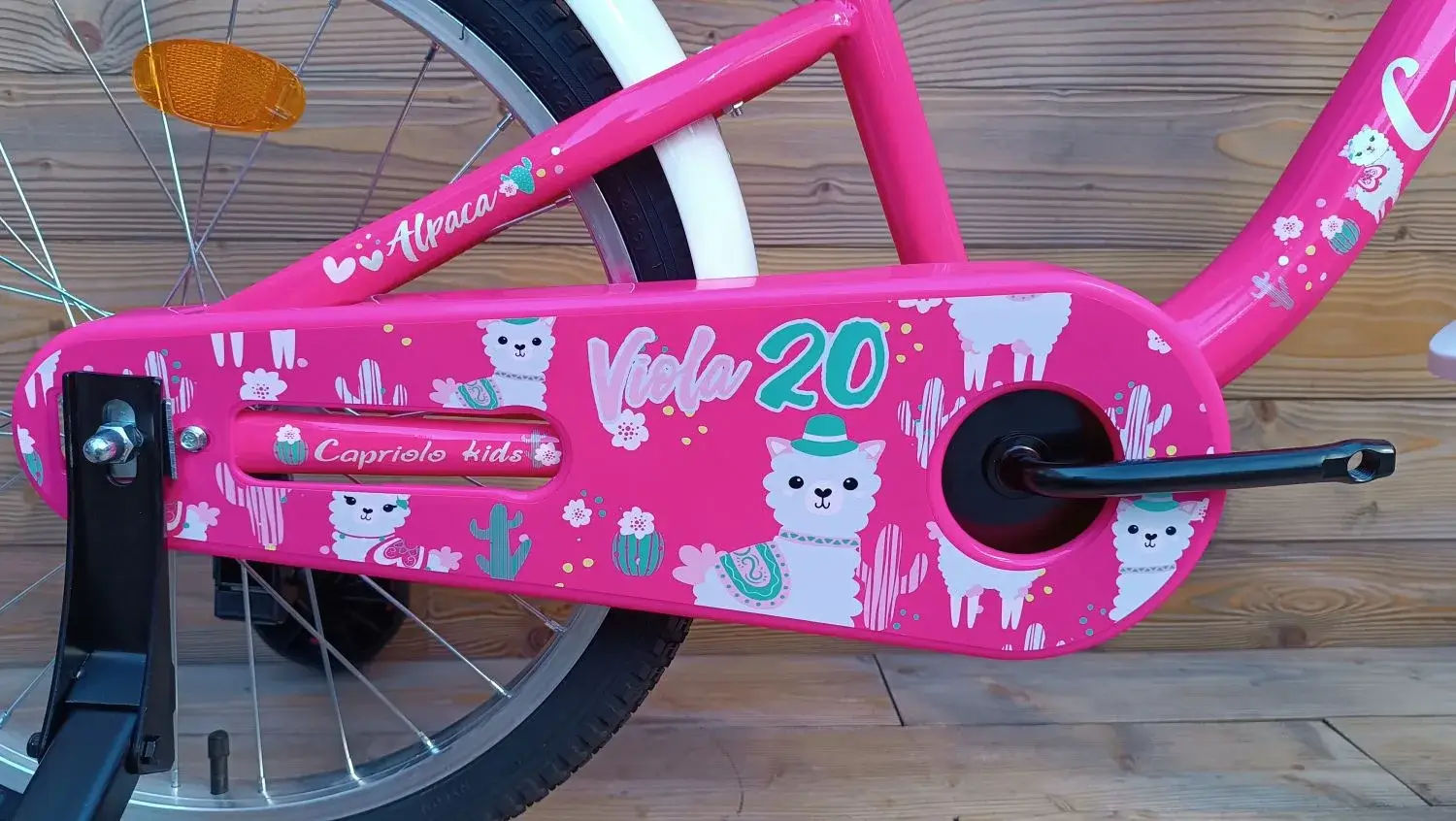 Bicicleta fete roz alb Capriolo Viola Greutate 11.1 kg