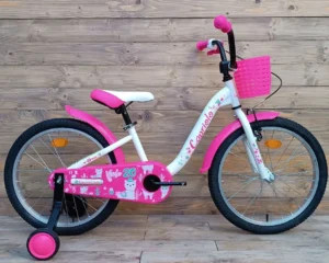 Bicicleta fete alb roz Capriolo Viola Greutate 11.1 kg