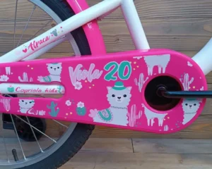 Bicicleta fete alb roz Capriolo Viola Greutate 11.1 kg