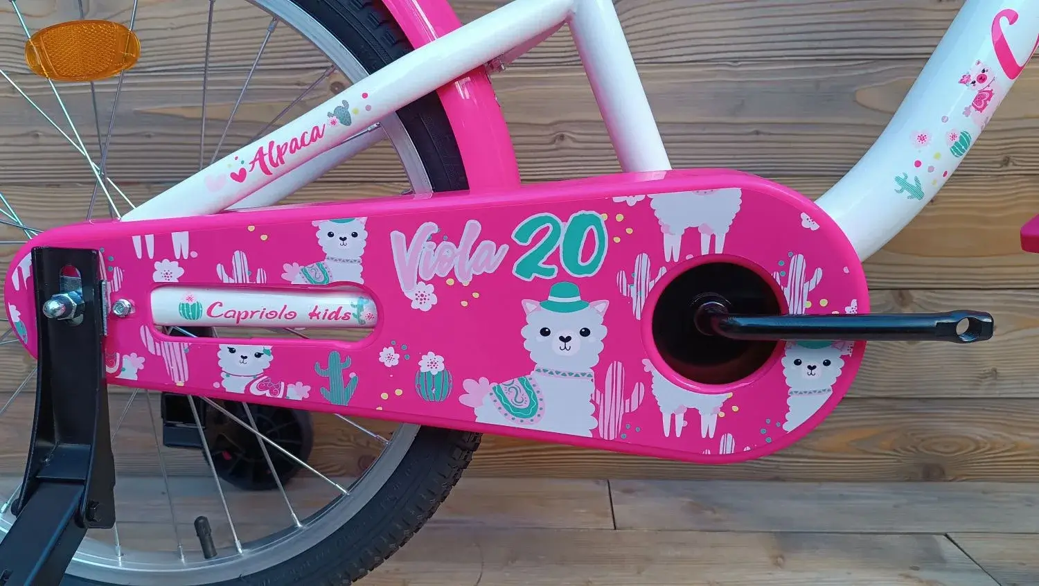 Bicicleta fete alb roz Capriolo Viola Greutate 11.1 kg