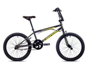 Bicicleta BMX copii 20 inch gri galben Capriolo Totem Frane FRANA U OTEL